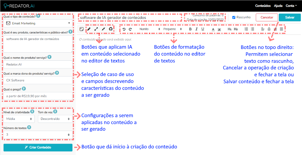 Conteúdo autoral 15x mais rápido com IA. Texto e Imagem😎 - RedaTudo